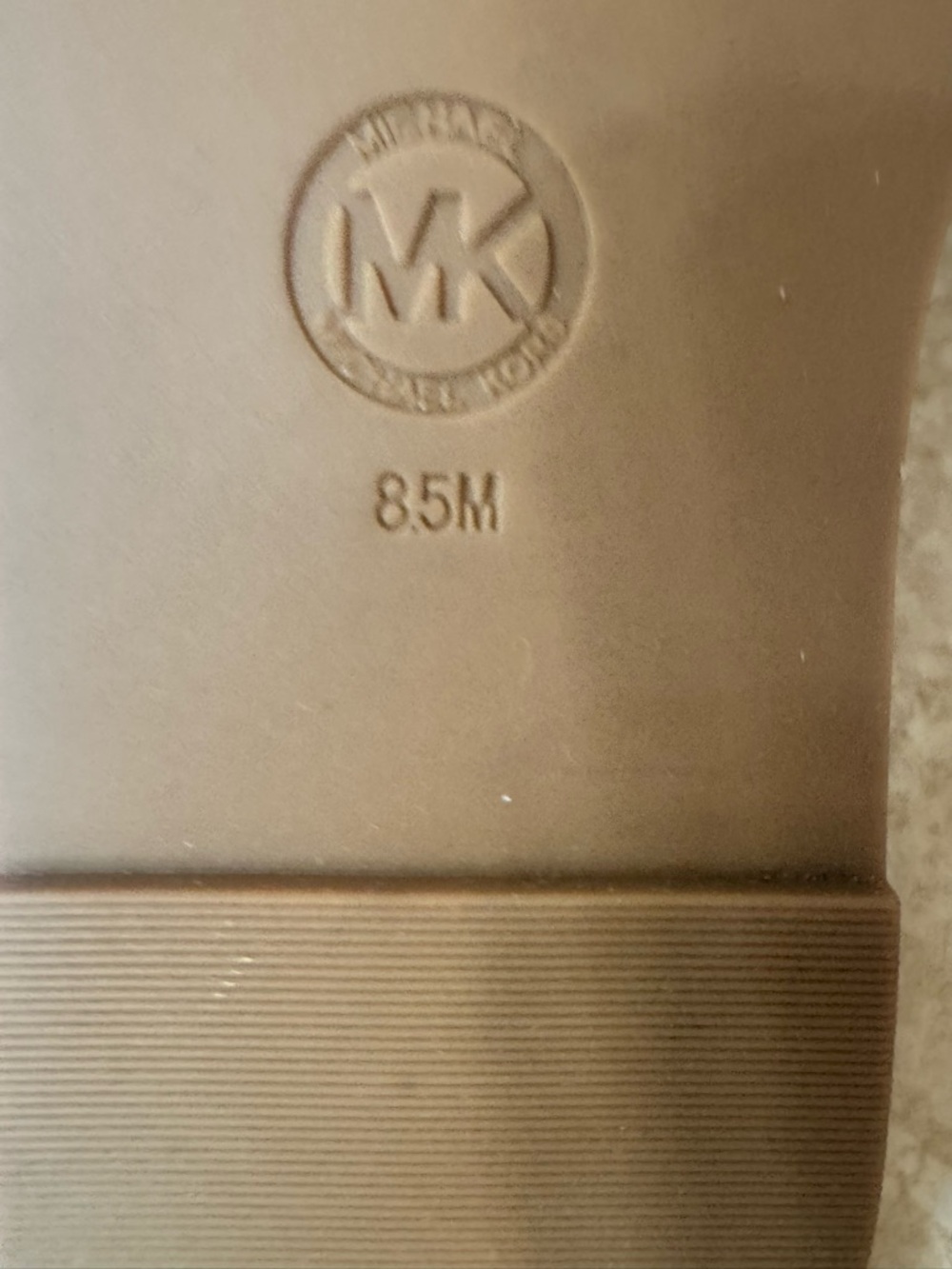 Wrn1X MICHAEL KORS Hayworth faux snake slides women’s sandals size 8.5 - Picture 7 of 13